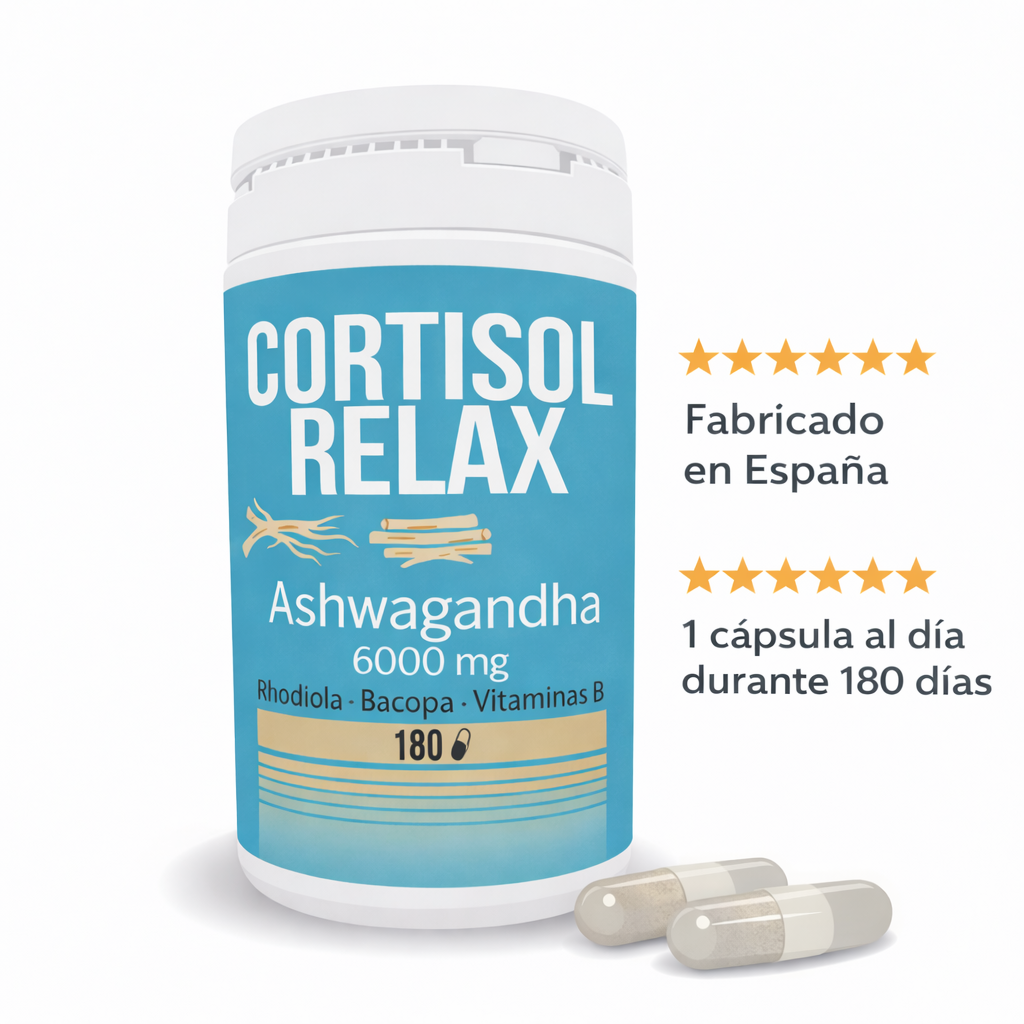 Cortisol Relax | 180 días para el equilibrio mental y del sistema nervioso