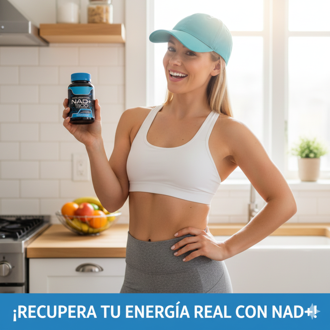 100% NAD Puro Alta Absorción, Salud Celular, Anti Edad y Energía