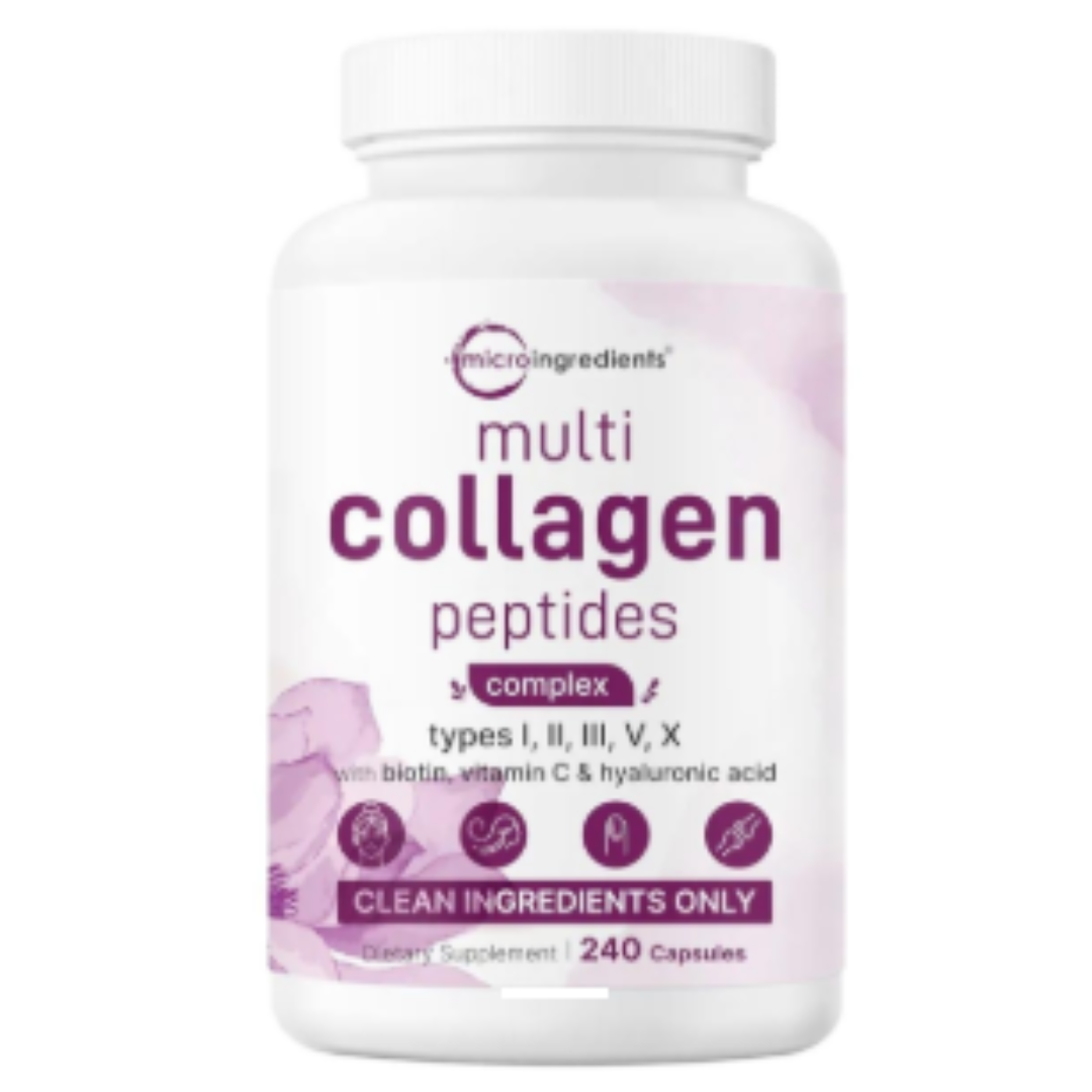 Cápsulas de Colágeno con Vitamina C – Cuidado Diario para Piel, Cabello y Uñas