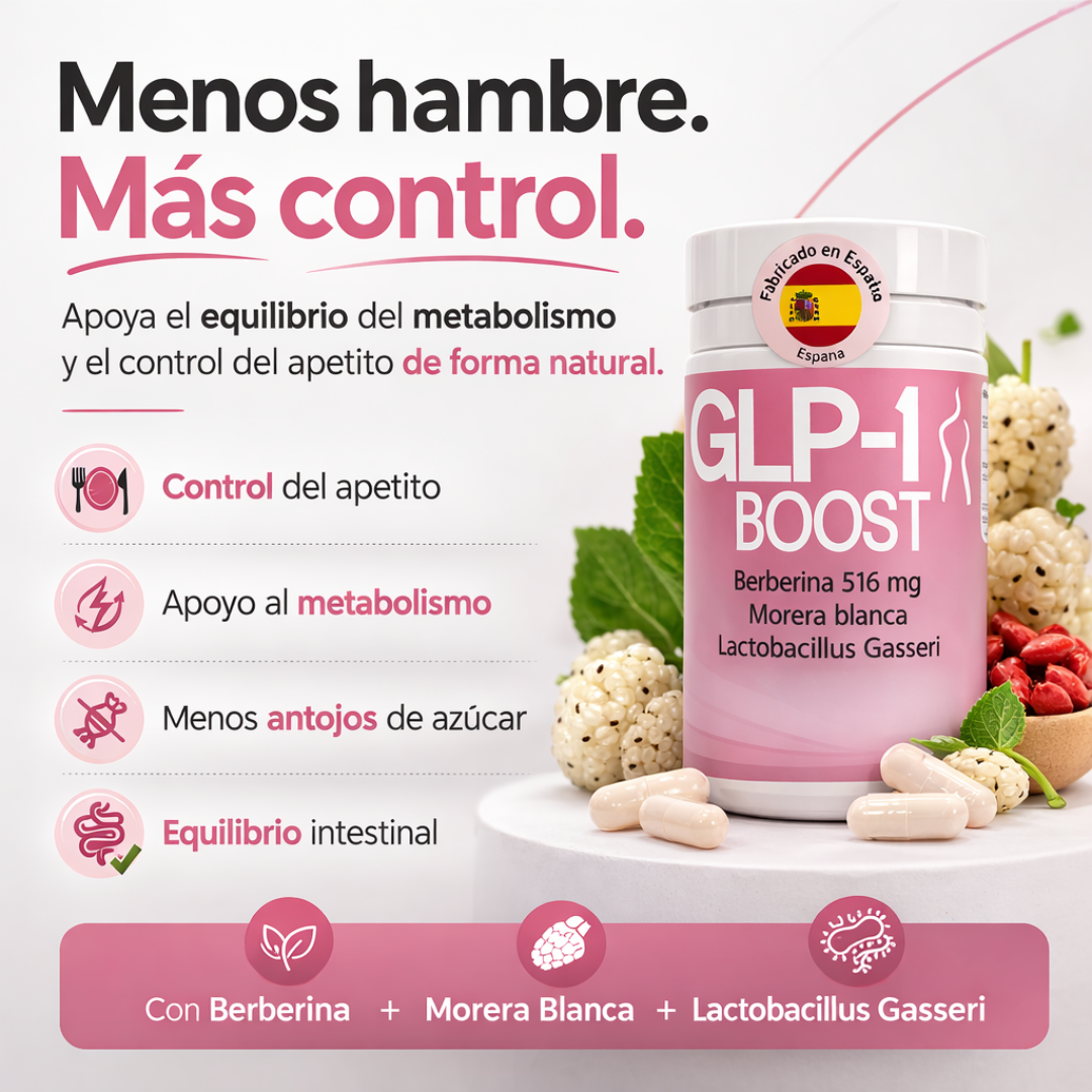 GLP1 Balance™ | Control del Apetito y la Ansiedad con Extractos Naturales Reguladores del Metabolism