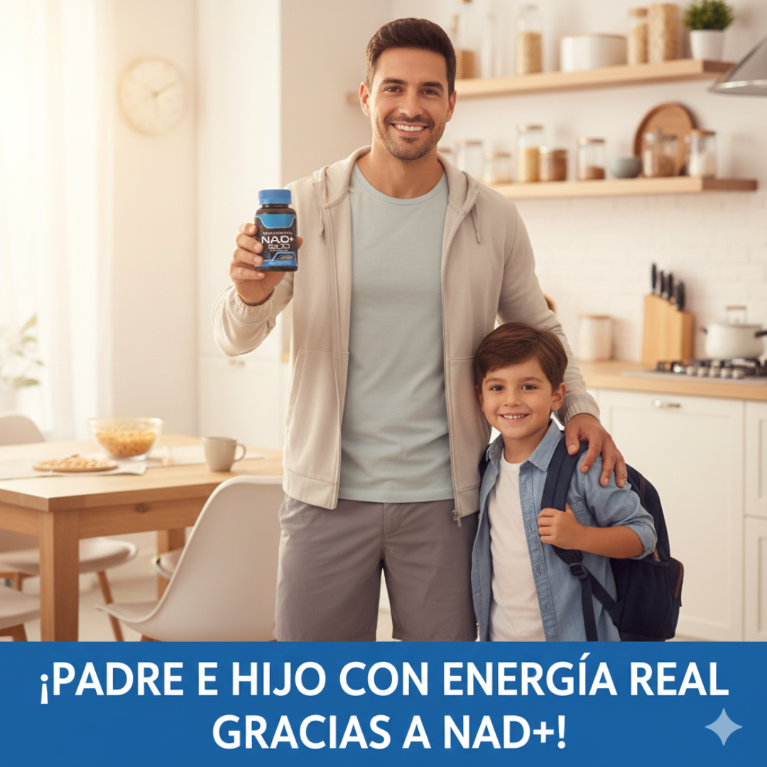 100% NAD Puro Alta Absorción, Salud Celular, Anti Edad y Energía