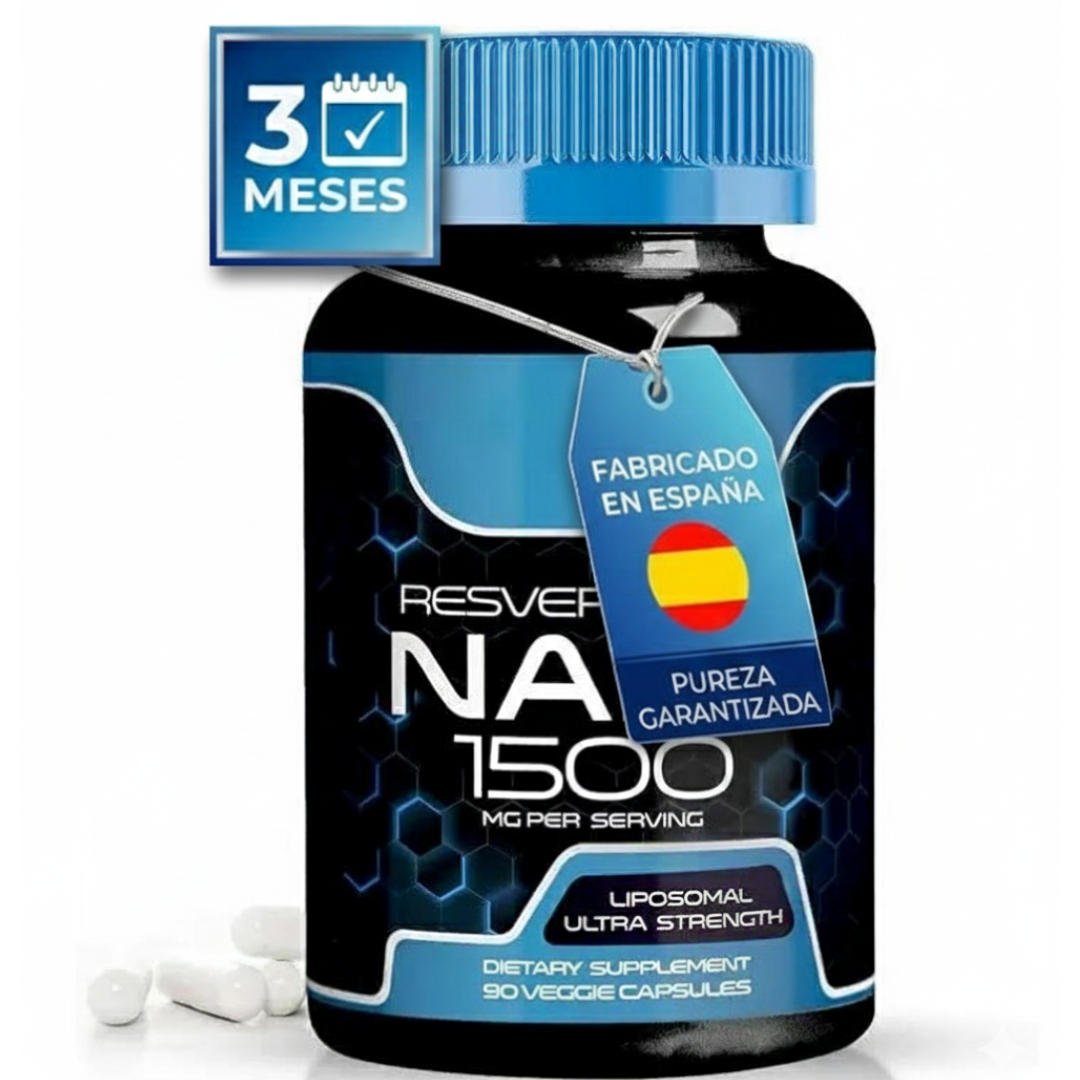 100% NAD Puro Alta Absorción, Salud Celular, Anti Edad y Energía