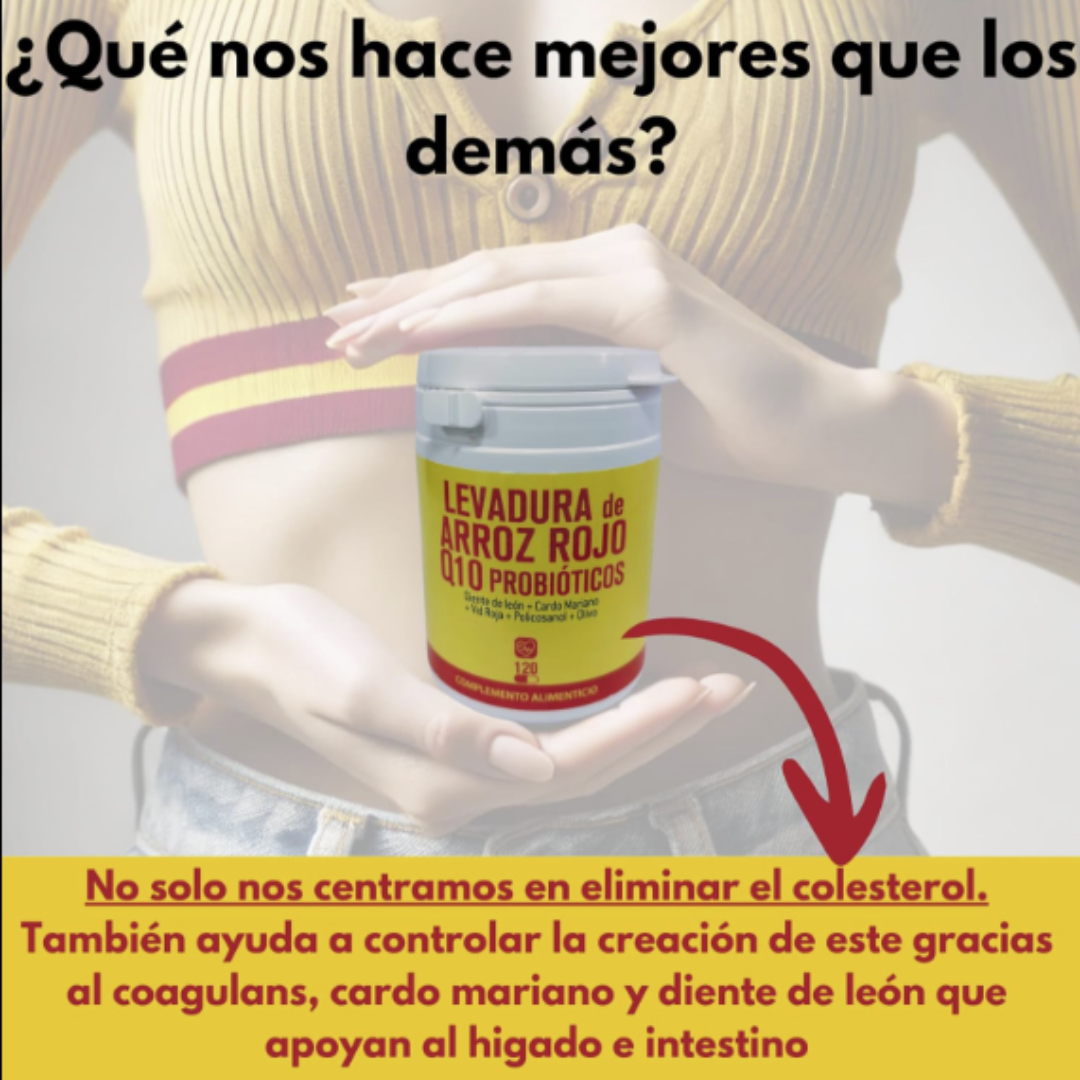 Fixora Colesterol Control™ | Reduce el Colesterol de Forma Natural con Levadura de Arroz Rojo y CoQ10