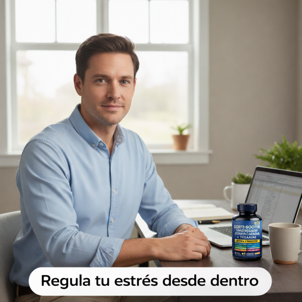 Cortisol Balance Pro™ | Antiestrés Avanzado con Ashwagandha, Magnesio Glicinato y L-Teanina