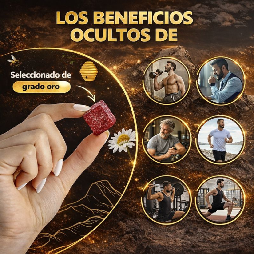 Shilajit Vital Gold™ Gummies | Impulso Natural de Energía y Resistencia