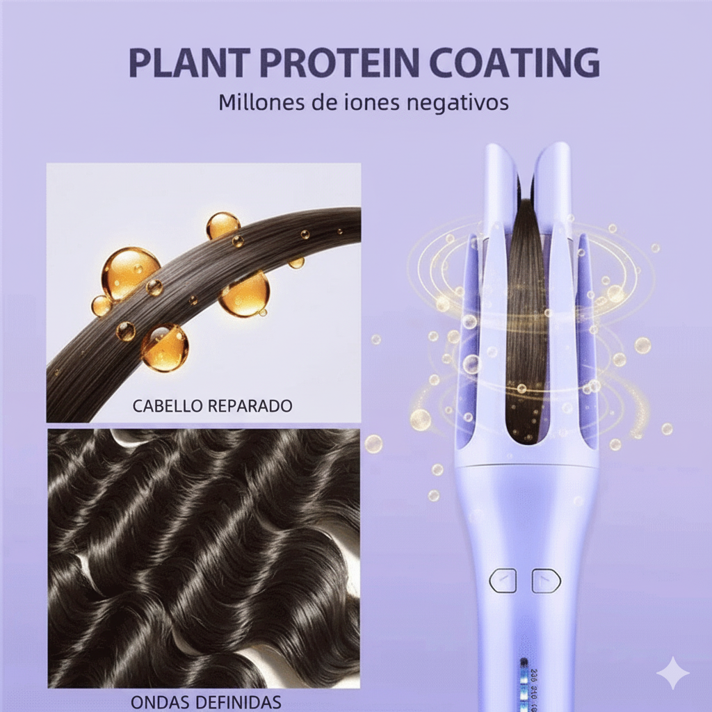 Rizador de pelo 3 en 1 Voluxa™ | Peinados de Peluquería en 5 Minutos