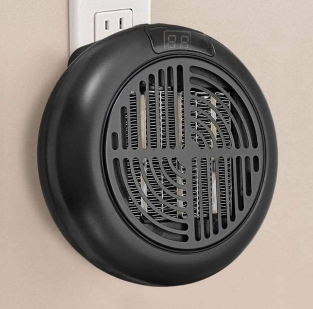 Calefactor Termocerámico Portátil 900W | Ahorra en calefacción sin pasar frío | Modelo NEGRO